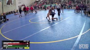 122 Boys Cons. Round 2 - Matt Morta, Mira Mesa vs Cristoforo Martinez, Del Norte