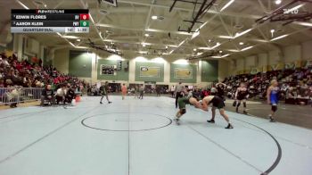 128 lbs Quarterfinal - Edwin Flores, Bonita Vista vs Aaron Klein, Poway