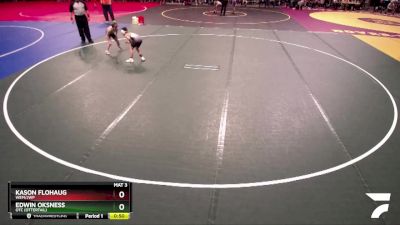 80 lbs Cons. Semi - Kason Flohaug, WEM/JWP vs Edwin Oksness, OTC (Ottertail)