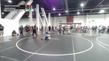 78 lbs Rr Rnd 1 - Sebastian Mckenzie, Falls Academy vs Jasiah Badilla, Relentless