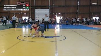 113 lbs 7th Place - Rowen Humphrey, Southern Columbia Hs vs Antoine Jackman, Doughboy