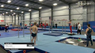 Riley Loos - Parallel Bars, Stanford University - 2021 April Men's Senior National Team Camp