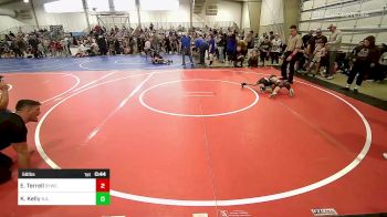 58 lbs Final - Easton Terrell, Springdale Youth Wrestling Club vs Kaleb Kelly, B.A.W.C