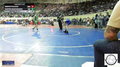 108 lbs Round Of 64 - Westin Pollock, Owasso Junior High vs Hunter Marchbanks, Chickasha Wrestling