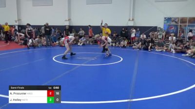 90 lbs Semifinal - Asher Procunier, Ares W.C. (MI) vs Jacob Holley, Metro All-Stars