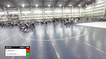 113 lbs Quarterfinal - Gage Anderson, Wasatch Wrestling Club vs Braxten Blackett, JWC