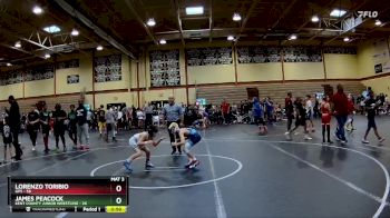 64 lbs Champ. Round 1 - Lorenzo Toribio, GPS vs James Peacock, Kent County Junior Wrestling