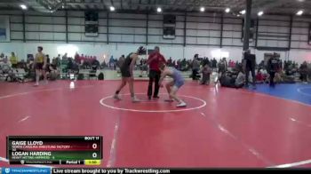 145 lbs Round 4 (6 Team) - Logan Harding, HEAVY HITTING HAMMERS vs Gaige Lloyd, NORTH CAROLINA WRESTLING FACTORY