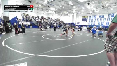 115 lbs Cons. Round 4 - Havah Henry, South Torrance vs Ariana Gutierrez, Heritage