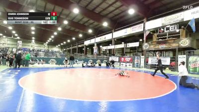 65 lbs 3rd Place Match - Owen Johnson, Nebraska Elite vs Gus Tonneson, Colman Area Youth Wrestling