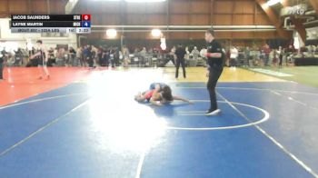 125A lbs Final - Jacob Saunders, Xtreme Training vs Layne Martin, Michigan Premier