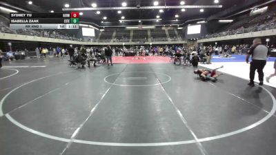 70 lbs Rr Rnd 1 - Sydney Yu, Germantown vs Isabella Zaak, Estell Manor