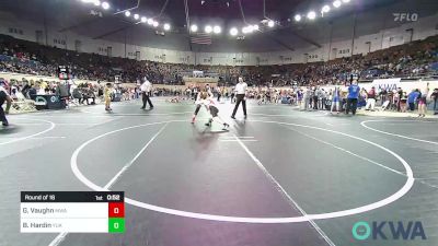 110 lbs Round Of 16 - Gracelyn Vaughn, Morris Wrestling Association vs Boston Hardin, Yukon