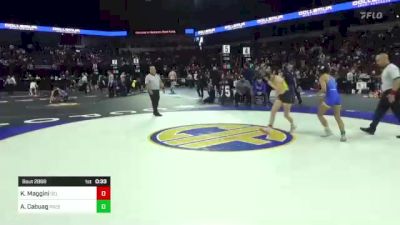 101 lbs Consolation - Kaiya Maggini, Del Oro vs Abbeygael Cabuag, Presentation