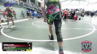 110 lbs Semis (4 Team) - Judson Jobe, East Kansas Eagles Red vs Tyler Overstake, Kansas Mayhem