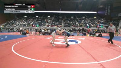 3A-165 lbs Quarterfinal - Owen Hill, Lovell vs Tyrell Weber, Wheatland