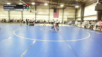 75 lbs Rr Rnd 3 - Nolan McGibbon, Hammers - MS vs Ryan Bridges, Mat Warriors PWC - MS