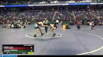 3A 152 lbs Cons. Round 3 - Colin Lutz, Central Academy vs Azrael Simpson, First Flight