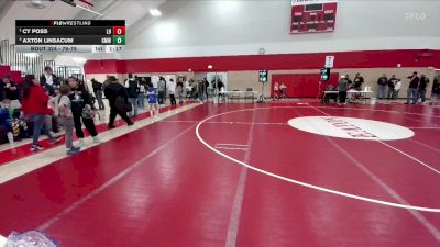 76-79 lbs Round 3 - Cy Poss, Limon Badgers vs Axton Linsacum, Greeley Metro WC