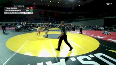 6A/5A Girls 135 3rd Place Match - Addison Burleigh, Mountainside Girls vs Paige Carrier, Westview Girls