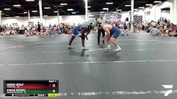 220 lbs Round 2 (4 Team) - Aiden Wolf, Town WC vs Kwasi Bonsu, Savage WA Black