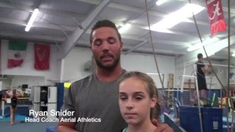 Drill #3 Improve arm speed into the table for yurchenko