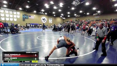 120 lbs Champ. Round 3 - Isaac Ronquillo, Bakersfield vs Cody Pearce, Dos Pueblos