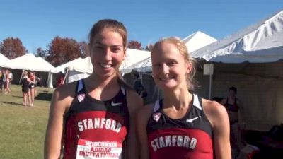 Cayla Hatton and Kathy Kroeger Lead Stanford to 2nd place finish at 2012 Wisco Invite