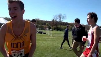 Matt Gillespie of Iona 3rd went all out   2012 Wisconsin Invitational