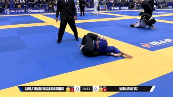 Maria Vidal Vaz vs Camila Tamiris Souza Dos Santos 2025 Brasileiro Jiu-Jitsu IBJJF