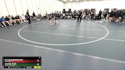 100 lbs Round 3 (4 Team) - Ivy Brandenburg, Hastings vs Kassie Ruiz, Joliet Township