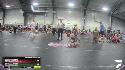 58 lbs Round 2 - Ellis Thomas, Five Star Wrestling Club vs Bo Callicott, Ironclad Wrestling