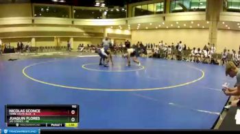 182 lbs Round 6 (10 Team) - Juaquin Flores, Jay County vs Nicolas Sconce, Terre Haute Blue