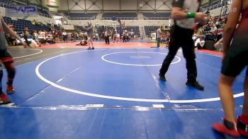 88-92 lbs Consolation - Giovanni Barteau, El Reno Wrestling Club vs Rex McDonald, Team Tulsa Red