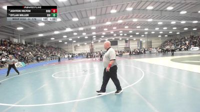 5 - 175 lbs Quarterfinal - Ashton Hilton, Riverside vs Dylan Miller, Frank Cox