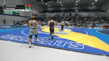 197 lbs Quarterfinal - Jackson Buck, UNC Pembroke vs Raife Smart, Mount Olive