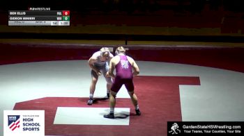 285 lbs Ben Ellis, Phillipsburg vs Gideon Minieri, Watchung Hills Regional