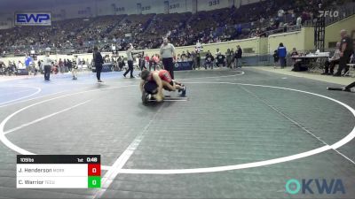 105 lbs 5th Place - Jensen Henderson, Morris Eagle Wrestling Club vs Chebon Warrior, Tecumseh Youth Wrestling