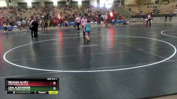 100 lbs Cons. Round 3 - Reagan Alvey, Stars Wrestling Club vs Leia Alexander, Diablos Wrestling Club