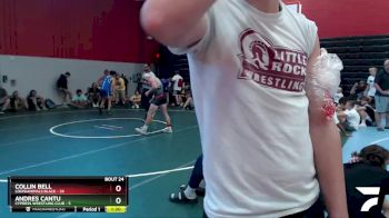 133 lbs Round 6 (8 Team) - Collin Bell, Louisianimals Black vs Andres Cantu, Cypress Wrestling Club