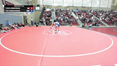 126 lbs Quarterfinal - Cole Armstrong, Buzzsaw Wrestling Club vs Kai Christiansen, East Idaho Elite Wrestling Club