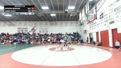 100 lbs Cons. Round 4 - Jathzira Morales, Columbia vs Aubry Scott, Thunder Ridge