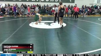 132 lbs Quarterfinal - Matthew Dupree, Scottsboro vs Gabe Murdzek, St. John Paul II