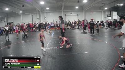 60 lbs Quarterfinal - Jace Hughes, Backyard Brawlers vs Isaac Aguillon, C2X