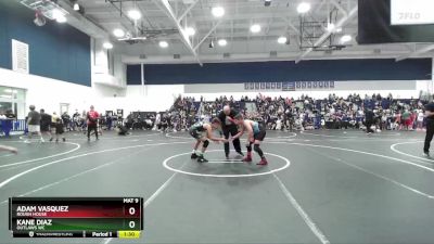 130 lbs Round 1 - Kane Diaz, Outlaws WC vs Adam Vasquez, Rough House