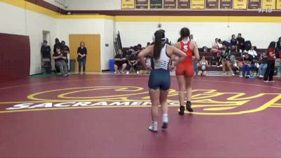 131 lbs Cons. Semi - Akirah Bremmer, Sierra College vs Isabel Navarro, Menlo College