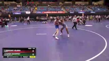 125 lbs Cons. Round 2 - 7 Gregory Viloria, Menlo vs Cooper Mahaffey, Oklahoma City