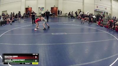 85 lbs Quarterfinals (8 Team) - Samuel Greenstreet, Team Oregon vs Deacon Gibbs, Indiana Blue