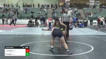146 lbs Consolation - J.J Quijada, Sons Of Thunder Academy vs Bradlee Green, Turlock
