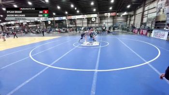 165 lbs Semifinal - Dylan Grant, Colstrip Wrestling Club vs Jacob Williams, Black Hills Wrestling Academy